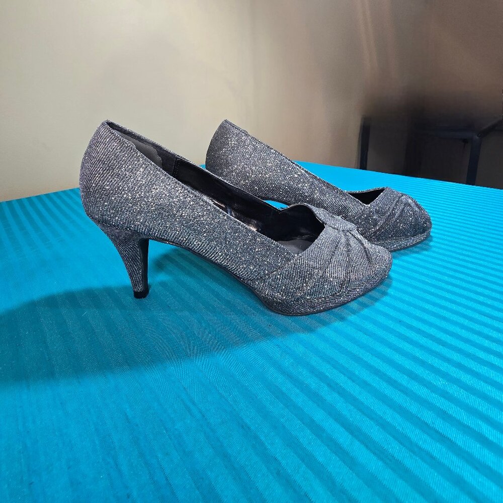 Metallic Silver Shoe